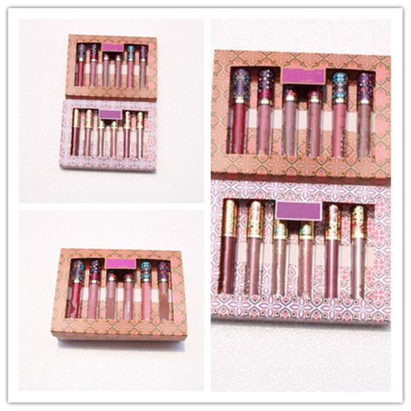 

6pc lip tick et 2 tyle matte liquid glo liquid lip tick dhl by boomboom