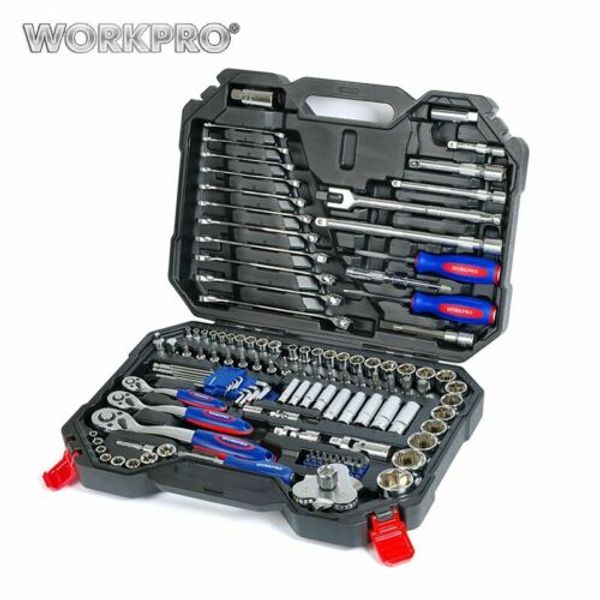 

new 123pc tool set hand tools for car repair ratchet spanner wrench socket set