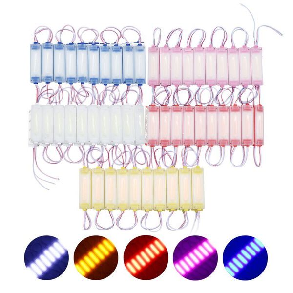 Modulo LED COB con copertura smerigliata DC12V Modulo LED impermeabile ad alta luminosità Striscia luminosa per lampada decorativa per insegne pubblicitarie