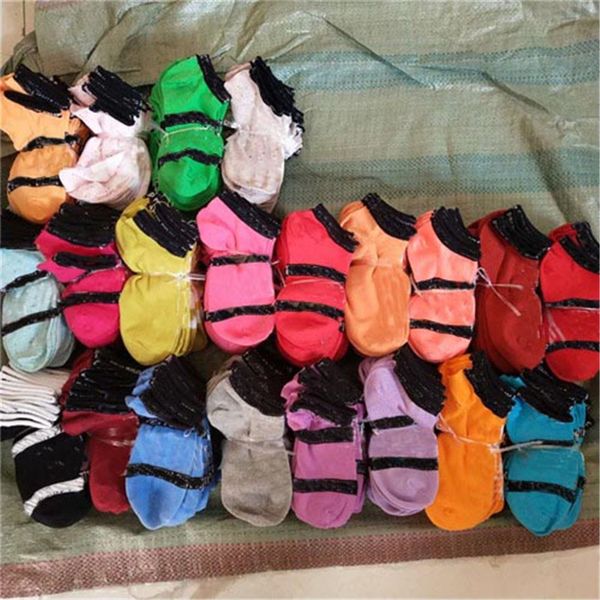 

in stock boys & girl's short socks men women's outdoor sports socks ankle sock colorful size, Black