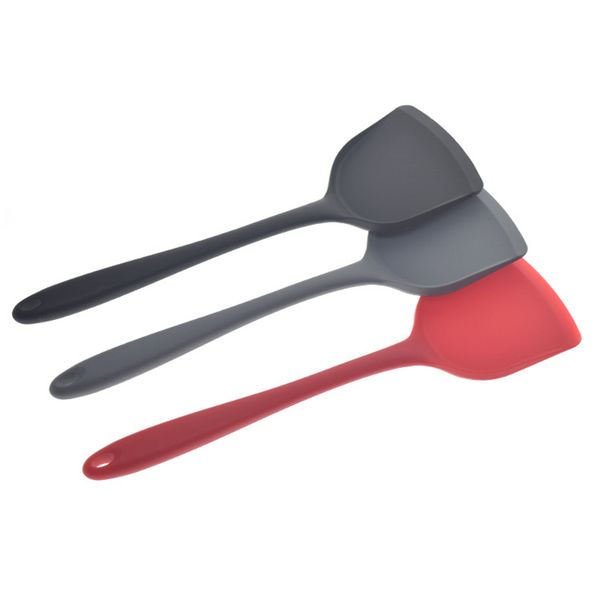 

silicone spatula beef meat egg kitchen scraper wide pizza shovel non-stick turners food lifters home cooking utensils