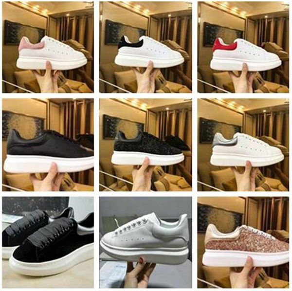 

New relea e luxury women mqueen girl over ized men queen ultra mc neaker leather platform low cut homme femme carpe donna ca ual hoe