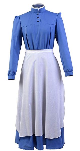 

howls moving castle sophie hatter cosplay costume, Black