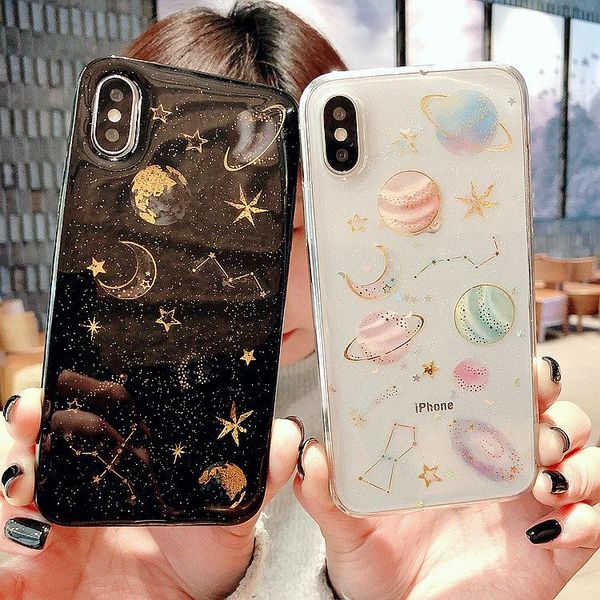 

factory price phoen case for iphone x 10 8 8plus 7 7plus star capinha glitter soft silicone cases cover for iphone 6 6s plus tpu case coque