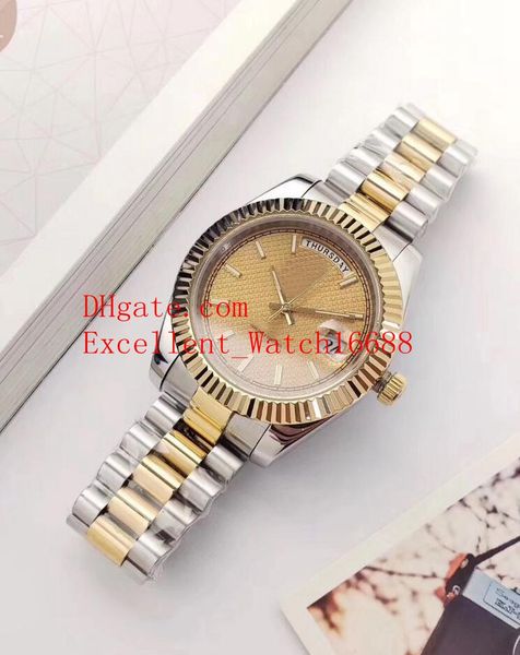 

5 colour quality watch 41 mm 228238 228206 218235 118238 18k yellow gold asian 2813 automatic mechanical men's wristwatches christmas g, Slivery;brown
