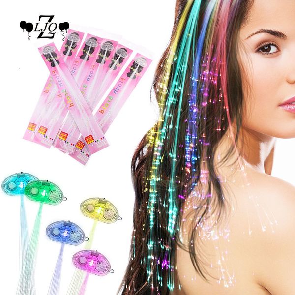 

свет led zljq волос 1шт для партии благосклонности light up игрушки rave партии аксессуары для волос бар танцующий клип шпилька для волос