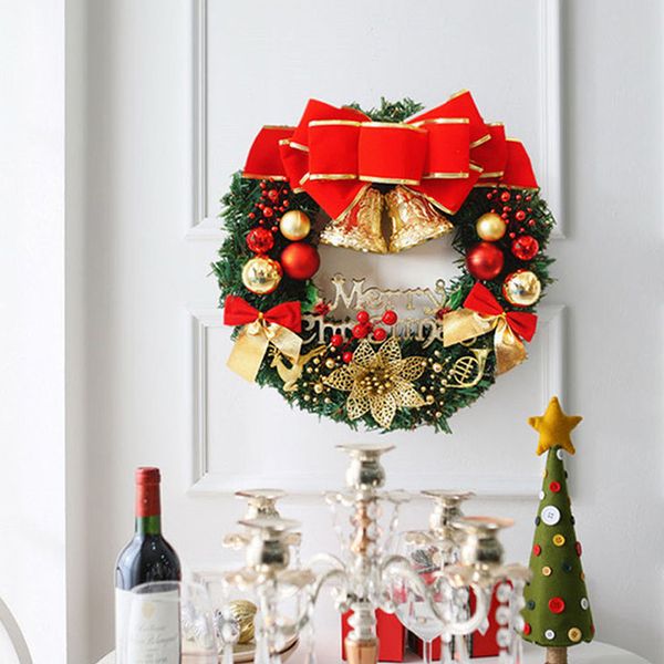 

christmas tree decorations christmas green wreath decorations family party embellishment eve artificial