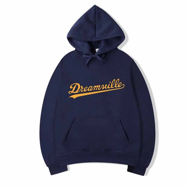 

2019 new hoodies men hip hop dreamville j cole logo hooded swag letter fleece j cole hoodie winter hoodies men pullover, Black