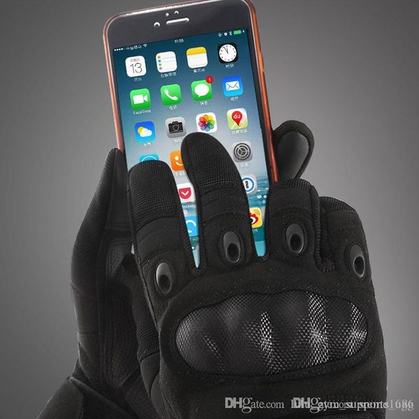 

touch screen outdoor tactical gloves men all finger combat cs wear resistant women cycling mountaineering hard shell protection antiskid sk, Black;green
