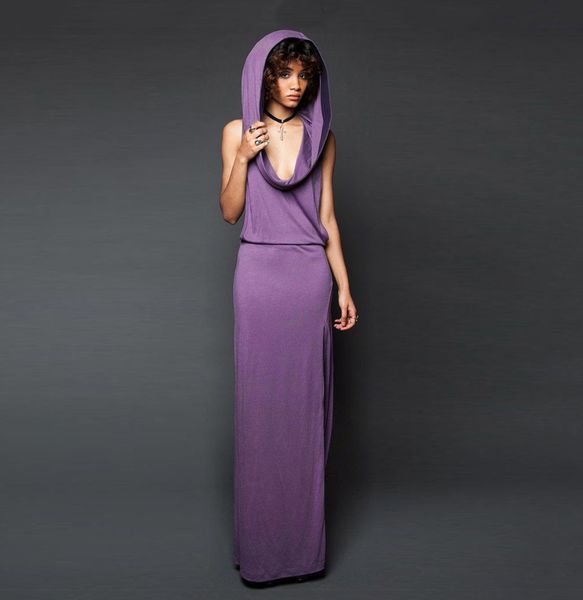 

designer halloween vampire dresses spring big hat leaky back slit sleeveless dress medieval trend dress 2019 new, Black;red