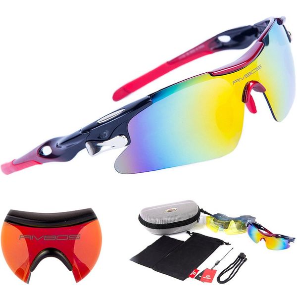 

2018 new professional cycling glasses polarized sunglasses bike eyeglasses 5 interchangeable lens cycling hiking sports eyewear
