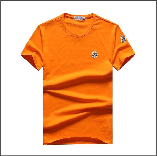 

sell men's summer cotton short sleeve men's plain color embroidered round collar pullover men's short sleeve t-shirt fashion, White;black