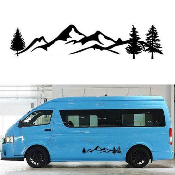 

fashion car mountains forest styling sticker auto stickers reflective car styling rear wiper decals