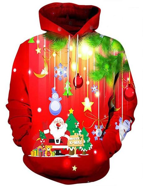 

casual couple matching clothes mens hoodies designer christmas print hoodies fashion womens spring and autumn, Black