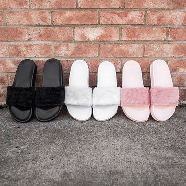 

Leadcat Fenty Rihanna Shoes Женские тапочки Комнатные сандалии для девочек Модные потертости