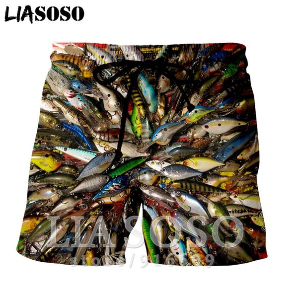 

fashion ball casual anime rock punk funny largemouth bass men fish women sea pants kids harajuku beach sweatpants shorts e829, White;black