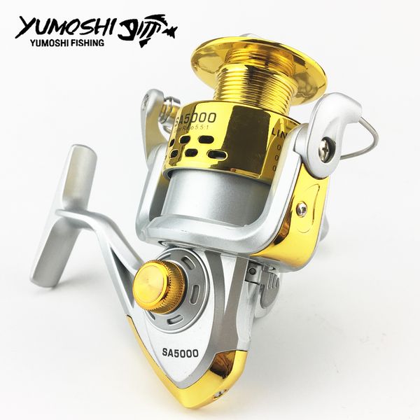

1000-7000 12bb 5.5:1 spinning fishing reel fly wheel for fresh/salt water sea fishing spinning reel carp fishing