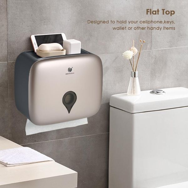 

chuangdian wall mounted c-fold hand towel dispenser waterproof toilet paper tissue dispenser holder bathroom product for l