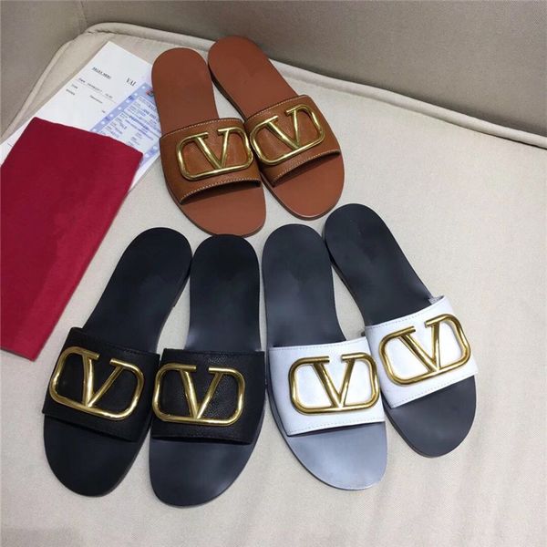 

fashion luxury designer women shoes designer luxury women shoes 2019 new superstars women flip flop with box, Black