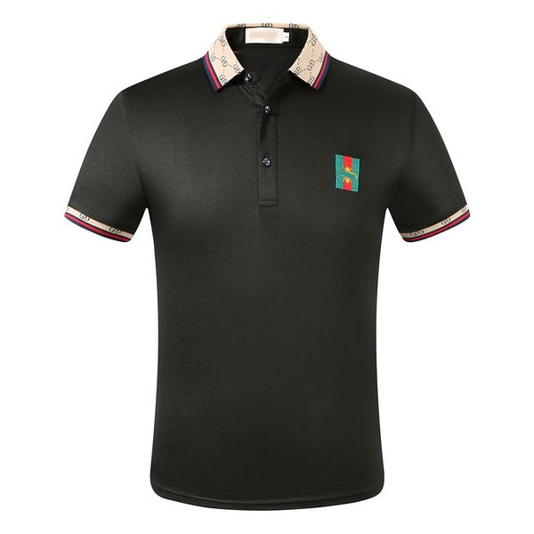 

2020 brand designer summer polo embroidery mens polo shirts fashion shirt men women high street casual tee -3xl 02, Gray