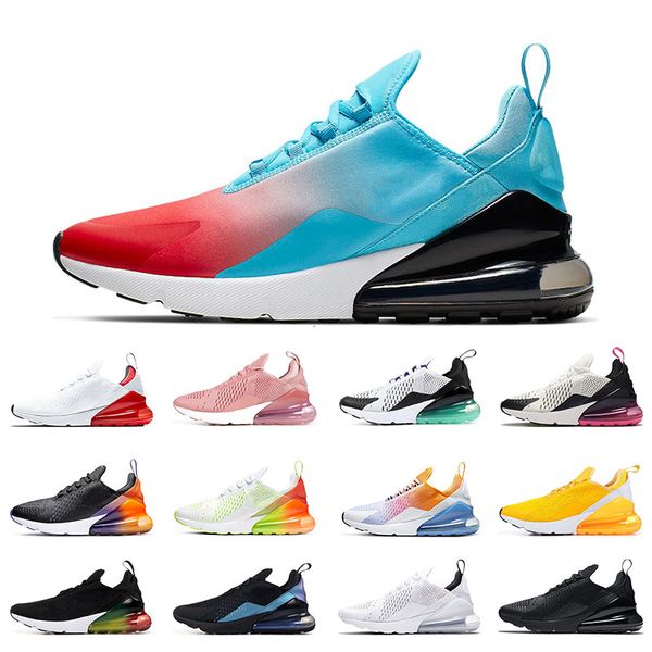 

new running shoes for mens breathable university gold red triple black white black gradient rainbow volt orange womens sports sneakers