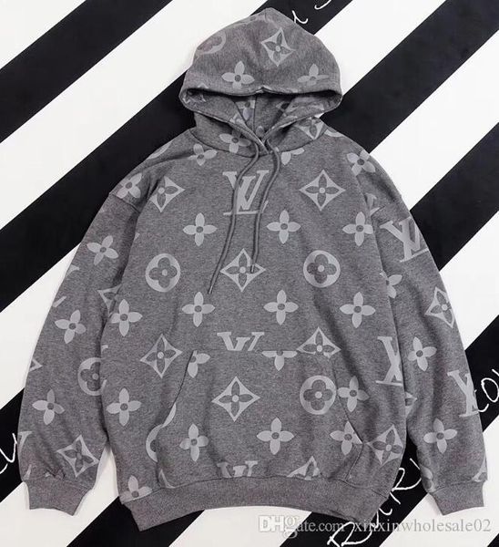 

2020 весна и осень последняя печать письма толстовка с капюшоном мужская дизайнерская высококачественная повседневная роскошная дикая дышаща, White;black