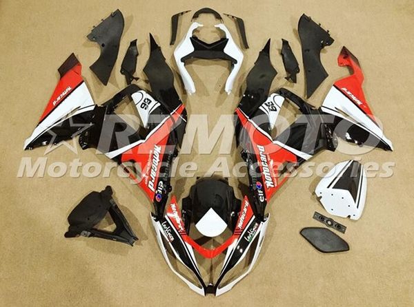 

новый abs инъекции плесень мотоцикл обтекатели комплект подходит для kawasaki ninja zx-6r 599 zx6r 2013 2014 2015 2016 2017 красный