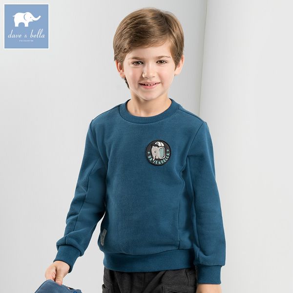 

dbk8138 dave bella 5y-13y kids boys fashion sweatshirt children long sleeve shirts baby boutique handsome, Black