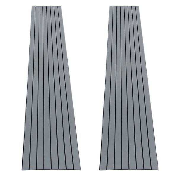 

2x surf traction pad - 240x45 cm - marine yacht boat board decking sheet - self-adhesive & durable