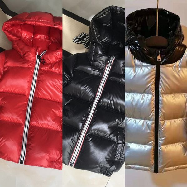 

children's 2019 winter casual short clothes thickened space silver bread suit for boys down jacket bread down jacket and girls, Blue;gray