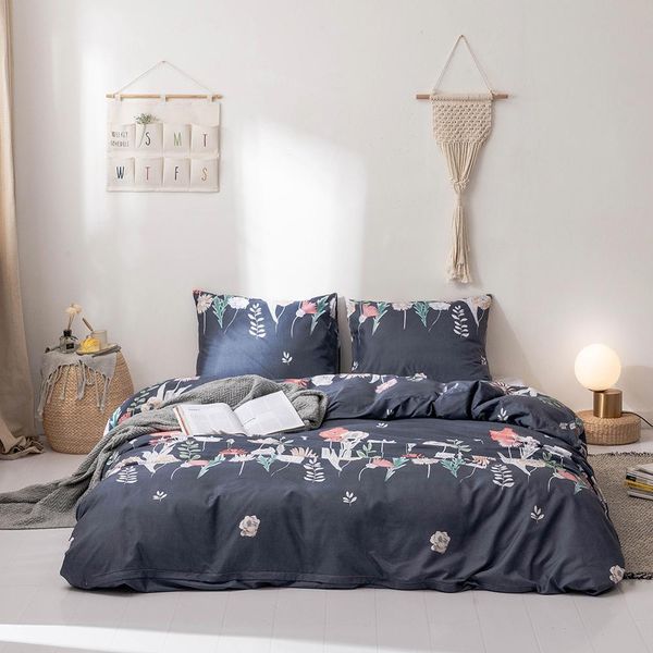 Nordic Bed Duvet Cover Set Skin Friendly Pillowcase Us Queen Bed