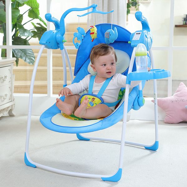 

auto-swing electric baby swing music rocking chair automatic cradle baby sleeping basket placarders chaise lounge newborn