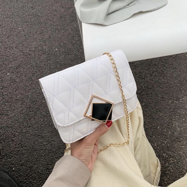 

сумка 2020 новый messenger сумка корейский стиль плеча мода wild ins цепи женские кожаные сумки женские сумки для рук