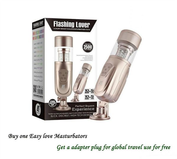 

masturbators,automatic toys flashing machine,rotating&retractable male masturbator love easy lover smart telescopic electric