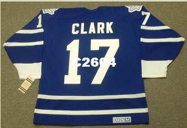 

men #17 wendel clark toronto maple leafs 1993 ccm vintage retro home hockey jersey or custom any name or number retro jersey, Black;red