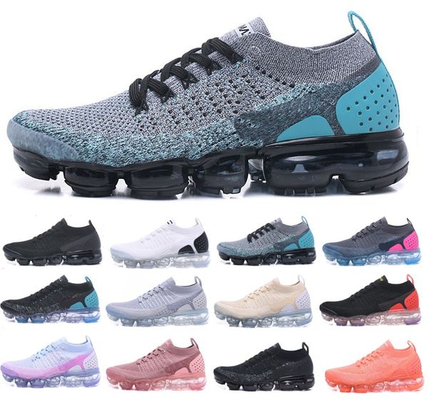 

upgrade the second generation air cushion 2018 new airs cushion shoes mens womens sneakers fashion designer brand sports shoes casual shoes, Black