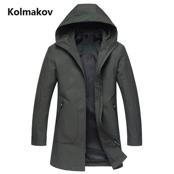 

2019 spring new style overcoat men's fashion trench coat jacket mens casual business coats jackets classic men windbreak, Tan;black