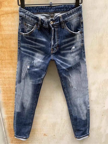 

mens designer jeans denim jean black ripped pants pour hommes men s italy fashion brand biker motorcycle rock revival jeans a61, Blue