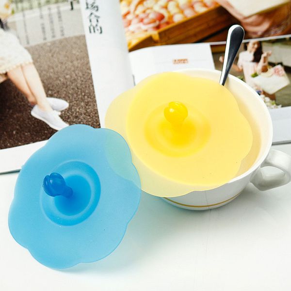 

silicone leakproof coffee mug lid cap airtight seal cup cover wholesale