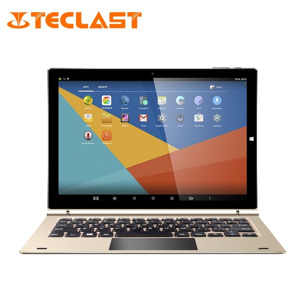 

Teclast Tbook 10s Intel Cherry Trail Z8350 Четырехъядерный Windows 10 + Android 5.1 4G RAM + 64G ROM 1920 * 1200 IPS 10.1 "2 в 1 пл