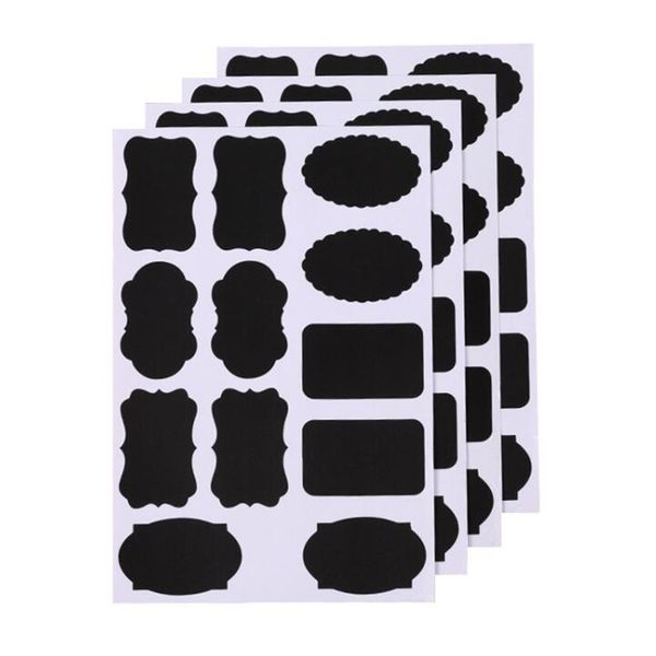 Chalkboard Labels Waterproof Chalk Stickers For Kitchen Cabinet