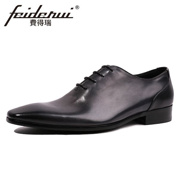 

italian designer handmade genuine leather men's banquet oxfords luxury pointed toe man formal dress wedding party shoes hqs166, Black
