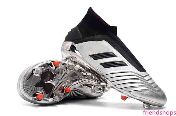 

2019 new men high ankle football boots predator 19 fg soccer shoes predator 19 outdoor soccer cleats fg archetic football