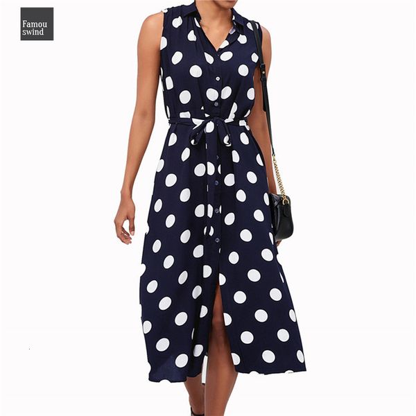 

без рукавов женщины платье дамы turn down воротник полька dot печати элегантные платья вскользь шифоновое платье шифон сарафан дизайнерская, Black;gray