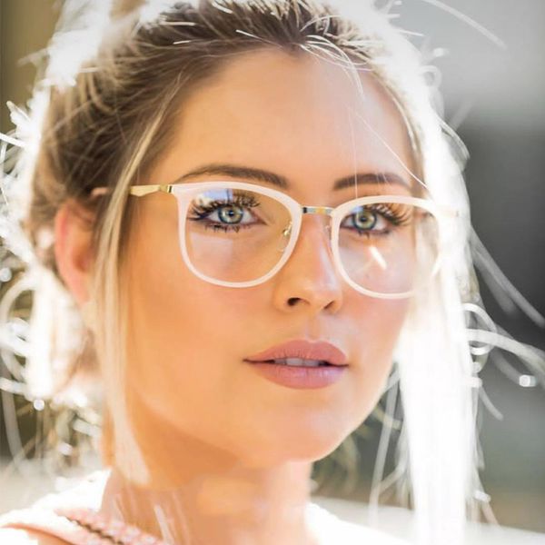 

мода cateye женские очки кадров ясно мода оптические очки кадр женский прохладный кошачий глаз очки очки uv400 объектив, Black