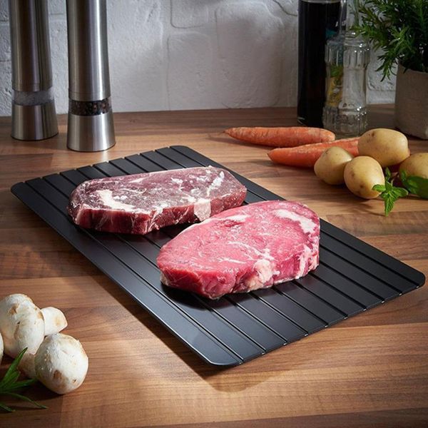 

kitchen accessories fast defrost tray fast thaw frozen meat fish sea food quick defrosting plate thawing board tray kitchen gadget tool