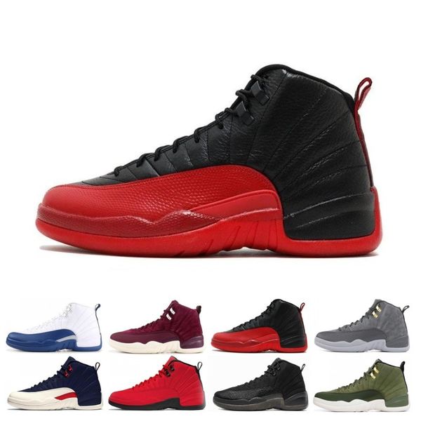

Cheap 2019 12 12s men Basketball Shoes Sneakers black white PLAYOFF THE MASTER Gym red gamma blue 12s mens sports shoes 7-13