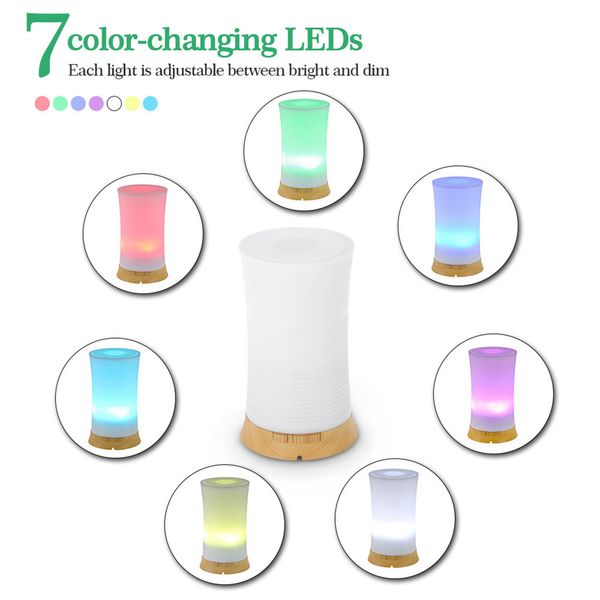 

colorful creative home fragrance aroma humidifier wood grain reed diffuser sticks machine household