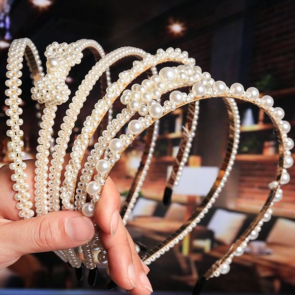 

оптовая свадебная невеста tiara искорка бисером bridal veil pearl tiara корона аксессуары для волос партии подарка венчания бесплатная доста