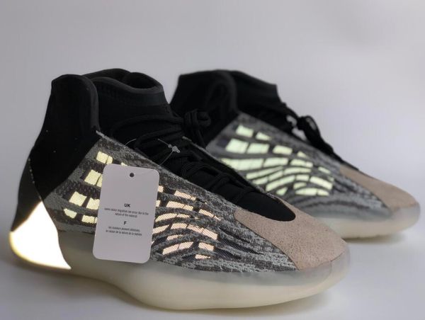 

Обувь Мужская мода Квант Баскетбол для мужчин EG1535 Black Zebra Kanye запад 3M тапки Спорт Светоотражающие Спорт Chaussures Mens тренеров SDF